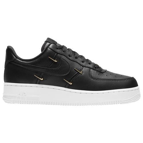 Nike Womens Nike Air Force 1 '07 LX - Womens Shoes Black/Metallic Gold/Hyper Royal Size 08.0