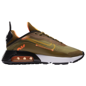 Nike Womens Nike Air Max 2090 - Womens Running Shoes Olive/Olive/Orange Size 05.0