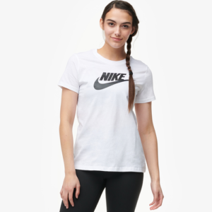 Nike Womens Nike Essential Icon Futura T-Shirt - Womens White/Black/Black Size S