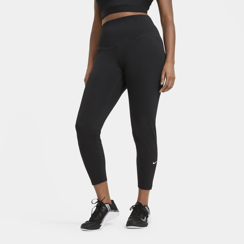 Nike Womens Nike Plus Size One Tight 2.0 - Womens Black/White