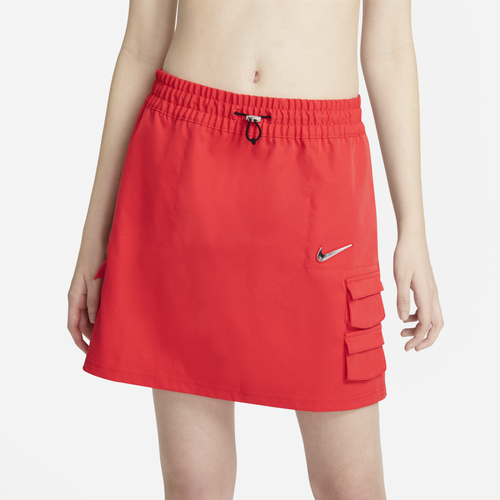 Nike Womens Nike Swoosh Skirt - Womens Light Crimson/Light Crimson Size S