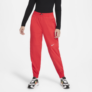 Nike Womens Nike Swoosh Woven Pants - Womens Red/Red Size M