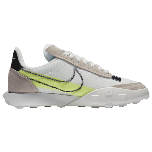 Nike Womens Nike Waffle Racer '20 - Womens Shoes Summit White/Black/Volt Size 06.5