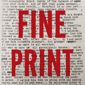 No Fine Print 2014 Fine Print North Coast Red Blend - Red Wine