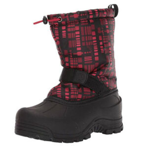 Northside Frosty Snow Boot - Boys Charcoal/red 7
