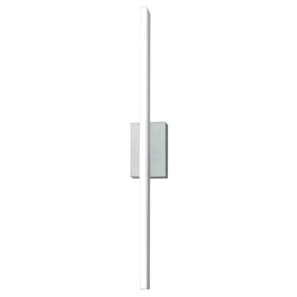 Norwell Lighting 9741-MA Ava Single Light 36" Tall Integrated LED Bath Bar Brushed Aluminum Indoor Lighting Bathroom Fixtures Bath Bar