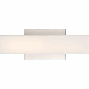 Nuvo Lighting 62/1330 Jess Single Light 13" Wide Integrated LED Bath Bar Brushed Nickel Indoor Lighting Bathroom Fixtures Bath Bar