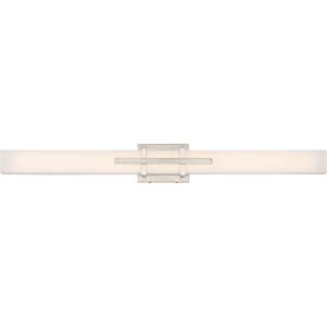 Nuvo Lighting 62/875 Grill Single Light 4" Wide Integrated LED Bath Bar - ADA Compliant Polished Nickel Indoor Lighting Bathroom Fixtures Bath Bar