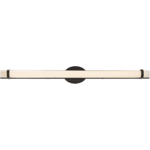 Nuvo Lighting 62/936 Slice Single Light 4-1/2" Wide Integrated LED Bath Bar - ADA Compliant Aged Bronze Indoor Lighting Bathroom Fixtures Bath Bar