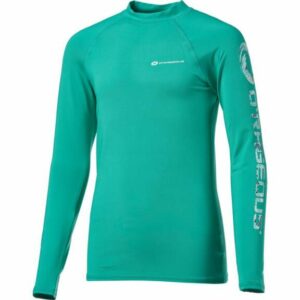O'Rageous ORageous Boys Logo Solid Long Sleeve Rash Guard Green/Blue, Large - Boy's Swim at Academy Sports
