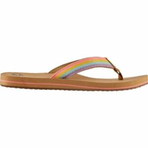 O'Rageous Women's Rainbow Flip Flops, 10 - Hanging Summer Seasonal at Academy Sports
