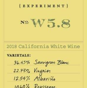 OVID 2018 White Experiment W5.8 - White Wine