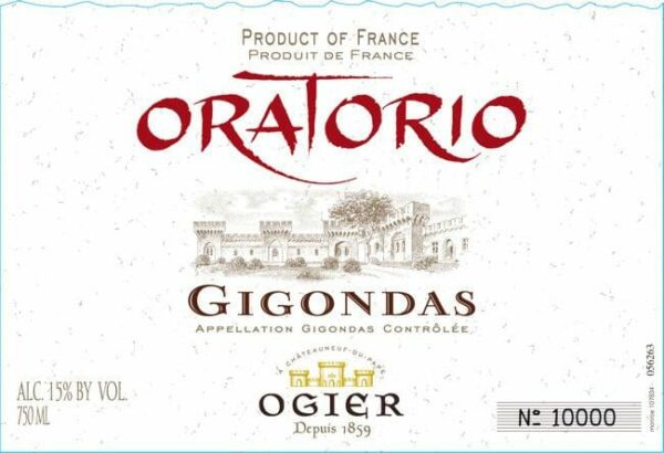 Ogier 2013 Gigondas Oratorio - Rhone Blends Red Wine