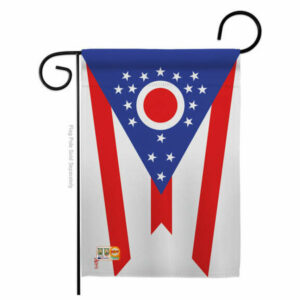 Ohio Americana States Garden Flag