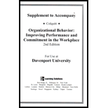 Organizational Behavior - Supplement (Custom)