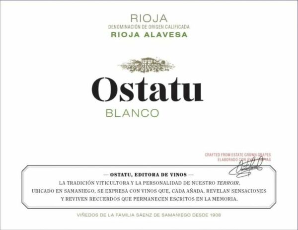 Ostatu 2019 Rioja Blanco - White Wine