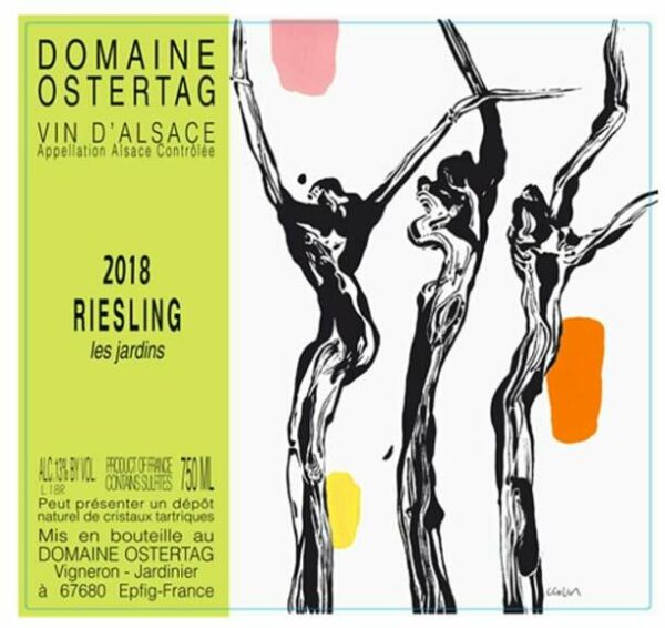 Ostertag 2018 Les Jardins Riesling - White Wine