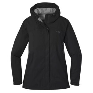 Outdoor Research Apollo Stretch Rain Jacket - Women's Black/storm Lg