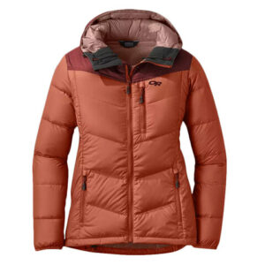 Outdoor Research Transcendent Down Hoody - Women's Alpenglow/madder Md