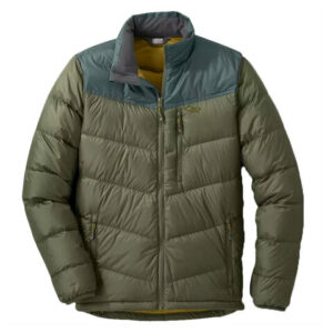 Outdoor Research Transcendent Down Jacket Fatigue/fir Lg