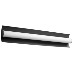 Oxygen Lighting 3-5023 Wave 34" Wide LED Bath Bar Black Indoor Lighting Bathroom Fixtures Bath Bar