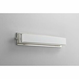 Oxygen Lighting 3-534 Single Light 26-1/2" Wide Integrated LED Bath Bar - ADA Compliant Polished Nickel Indoor Lighting Bathroom Fixtures Bath Bar