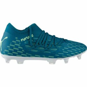 PUMA Men's Future 6.3 NETFIT Soccer Cleats Blue/Bright Green, 09 / 10.5 - Adult Soccer at Academy Sports