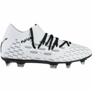 PUMA Men's Future 6.3 NETFIT Soccer Cleats White/Black, 07 / 08.5 - Adult Soccer at Academy Sports