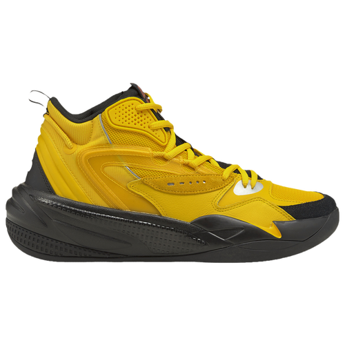 PUMA Mens PUMA RS Dreamer Mid - Mens Basketball Shoes Yellow/Black Size 08.5