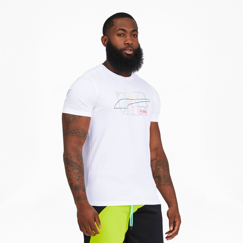 PUMA Mens PUMA RS-Dreamer T-Shirt - Mens White/Green Size S