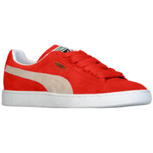 PUMA Mens PUMA Suede Classic - Mens Basketball Shoes High Risk Red/White Size 06.0