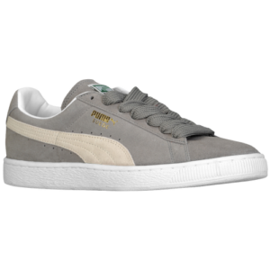 PUMA Mens PUMA Suede Classic - Mens Basketball Shoes Steeple Gray/White Size 08.5