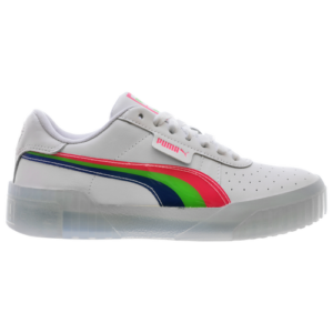 PUMA Womens PUMA Cali Neon - Womens Shoes White/Pink/Blue Size 10.0