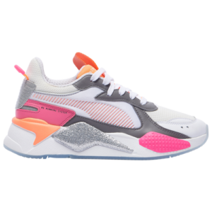 PUMA Womens PUMA RS-X - Womens Shoes Fluo Pink/Fizzy Orange/Multi Glitter Size 06.5