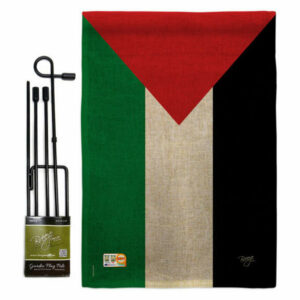 Palestine Flags of the World Nationality Garden Flag Set