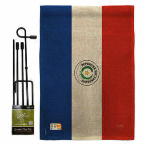 Paraguay Flags of the World Nationality Garden Flag Set