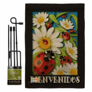 Paraso de Tortolitas Garden Friends Bugs & Frogs Garden Flag Set