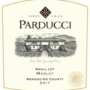 Parducci 2017 Small Lot Merlot - Red Wine