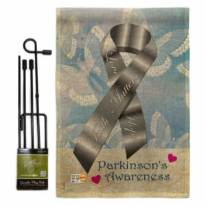 Parkinson's Inspirational Support Garden Flag Set