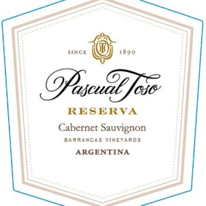 Pascual Toso 2016 Reserva Cabernet Sauvignon - Red Wine