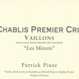 Patrick Piuze 2018 Chablis Vaillons Premier Cru Les Minots - Chardonnay White Wine