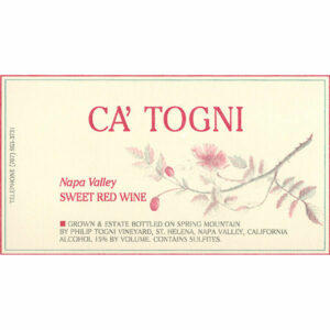 Philip Togni 2009 Ca' Togni (375ML half-bottle) - Dessert Wine