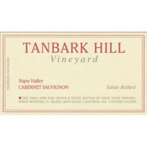 Philip Togni 2017 Tanbark Hill Cabernet Sauvignon - Red Wine