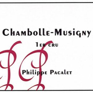 Philippe Pacalet 2017 Chambolle-Musigny Premier Cru - Pinot Noir Red Wine