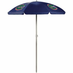 Picnic Time University of Florida 5.5 ft Beach Umbrella Blue/Navy Blue - NCAA Novelty at Academy Sports