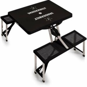 Picnic Time Vanderbilt University Portable Picnic Table Black - NCAA Novelty at Academy Sports