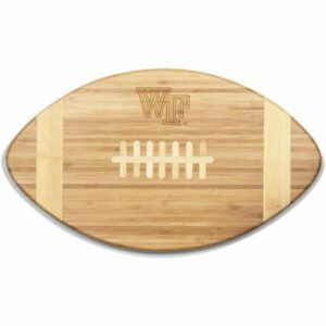 Picnic Time Wake Forest University Touchdown Football Cutting Board and Serving Tray Light Brown - NCAA Novelty at Academy Sports
