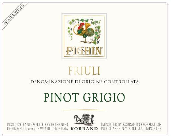 Pighin 2018 Pinot Grigio - Pinot Gris/Grigio White Wine