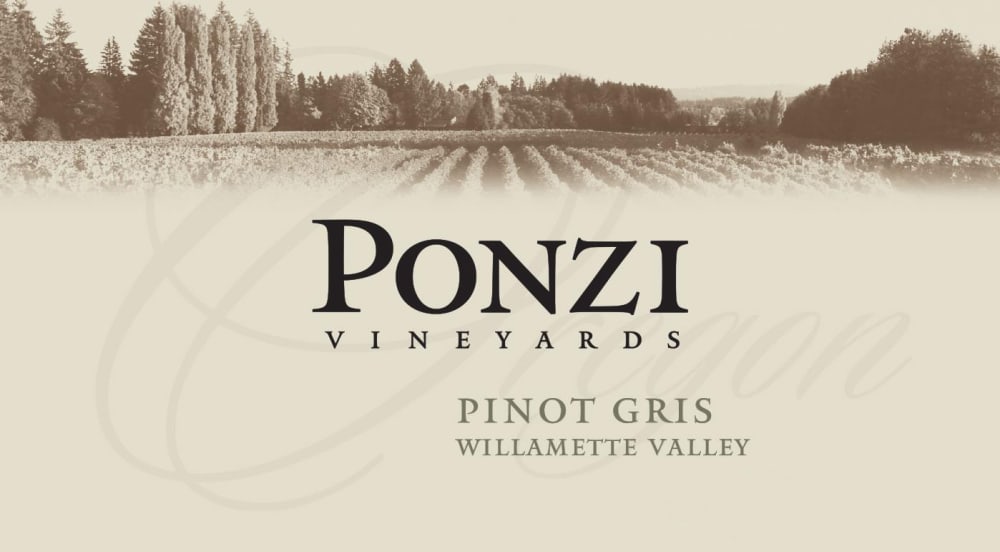 Ponzi 2018 Pinot Gris - Pinot Gris/Grigio White Wine