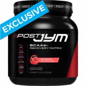 Post JYM Recovery and Active BCAAs Powder Watermelon 30 Servings - Post-Workout Recovery JYM Supplement Science